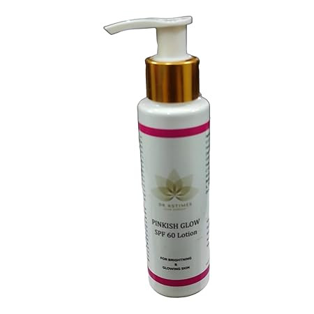 Dr Kstimes Pinkish Glow glutathione skin whitening spf 50 sunscreen lotion